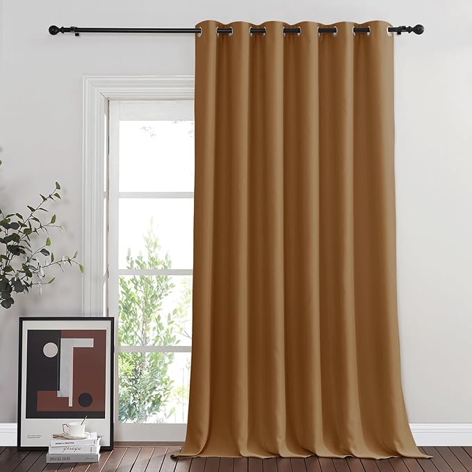 NICETOWN Gold Brown Blackout Curtains - Image 8