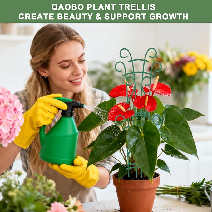 10 Pack Indoor Plant Trellis for Potted Plants, Stackable Garden Trellis for - Image 7