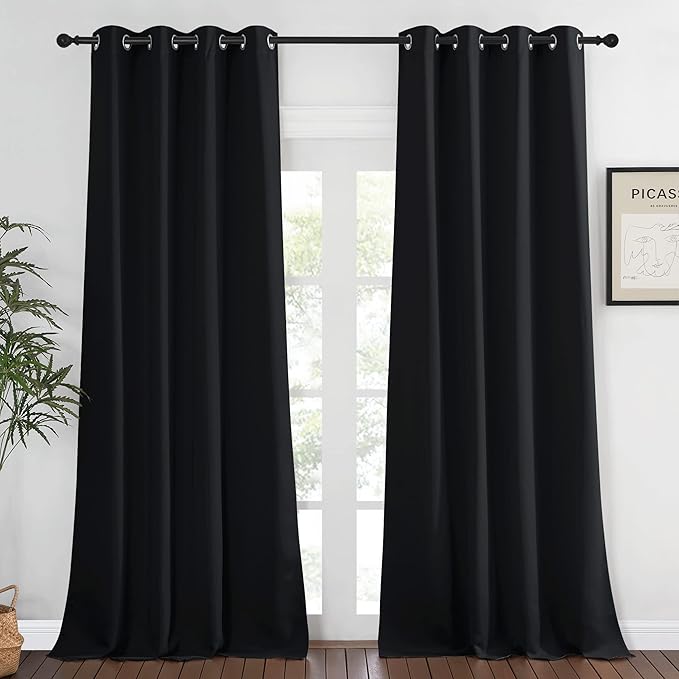 NICETOWN Black Out Room Darkening Curtain by NICETOWN