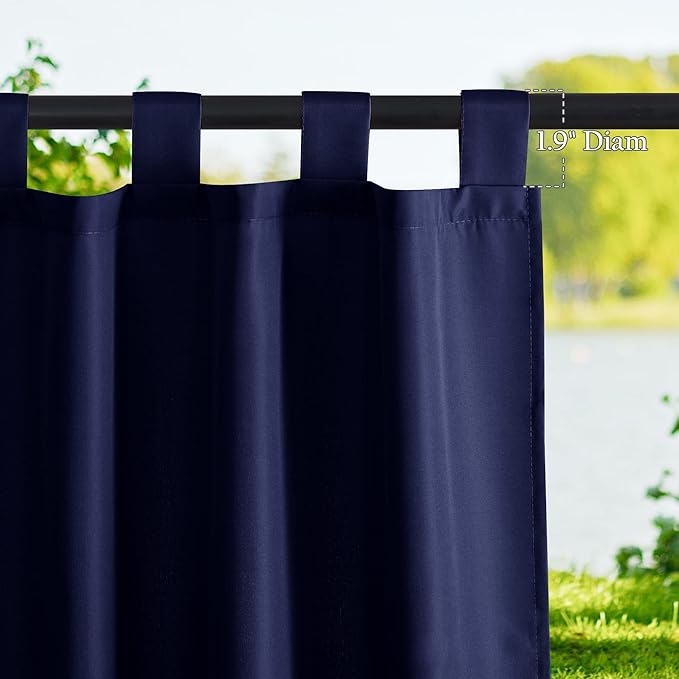 NICETOWN 2 Panels Outdoor Curtains - Image 2