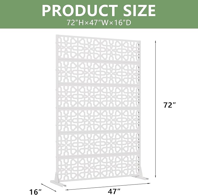 Casaphoria Metal Privacy Screen Outdoor - Image 4
