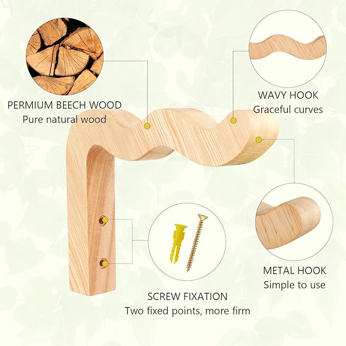 FGSAEOR Plant Hangers Outdoor, Hanging Plant Hooks - Image 3
