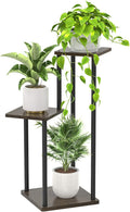 3 Tier Plant Stand Indoor Outdoor, Wood Metal Flower Shelf Pot Holder Clearance by Oppro