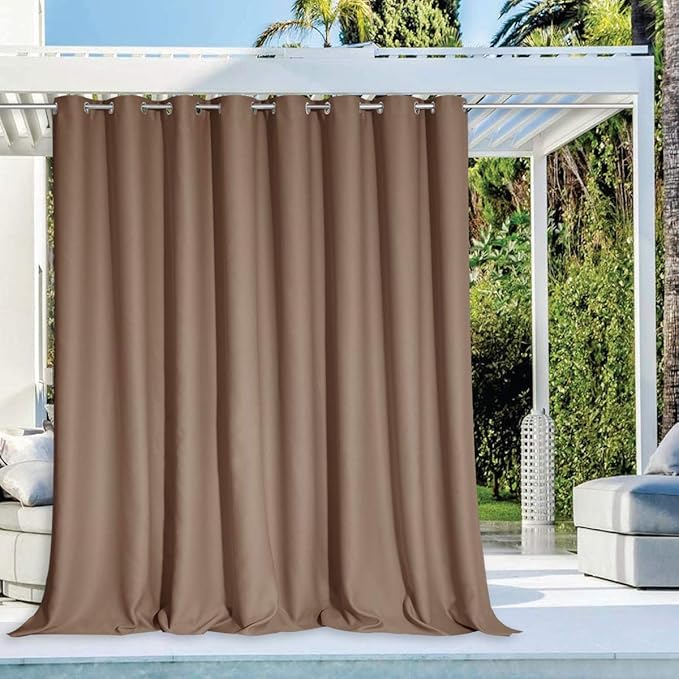 NICETOWN Sliding Door Curtain for Patio Extra Wide, Grommet Top Thermal by NICETOWN
