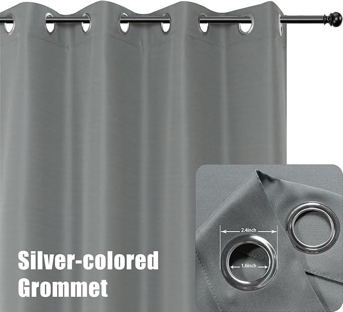 BONZER Wide Waterproof Outdoor Curtains - Image 2