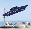 ABCCANOPY Patio Umbrella Cantilever Double Top Outdoor Offset Umbrella by ABCCANOPY