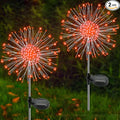 Solar Garden Lights Outdoor, 2 Pack 120 LED Twinkling Firework Lights Decorative by Yaafen
