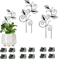 Decorative Metal Plant Trellis for Indoor Potted Plants – Leaf Shape Vine by Unknown