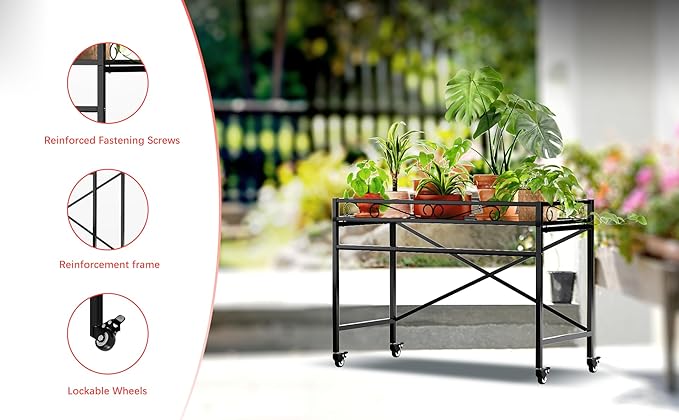 Zhongma Sturdy Metal Plant Stand - Image 8