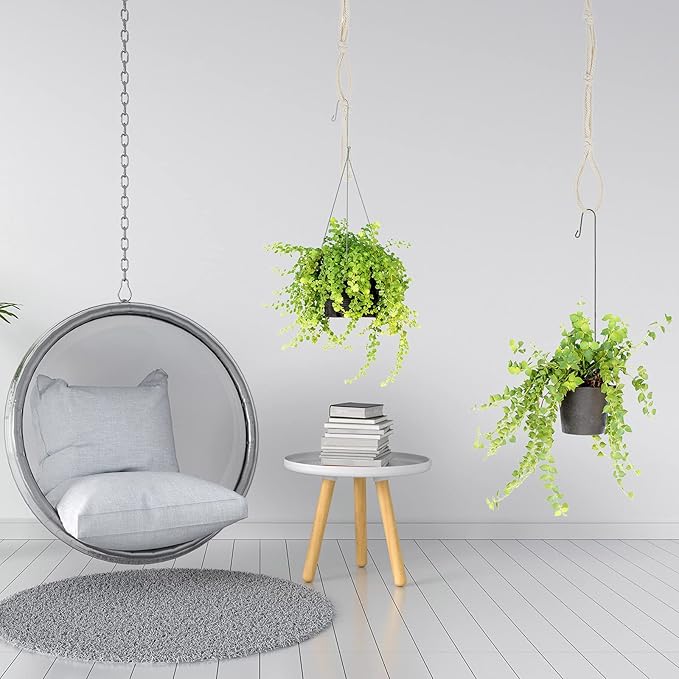4 Pcs Hanging Plant Extender Macrame Plant Hanger Extender Large Hanging Rope - Image 6