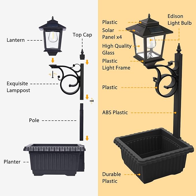 PASAMIC 2 in 1 Outdoor Flower Pots - Image 8