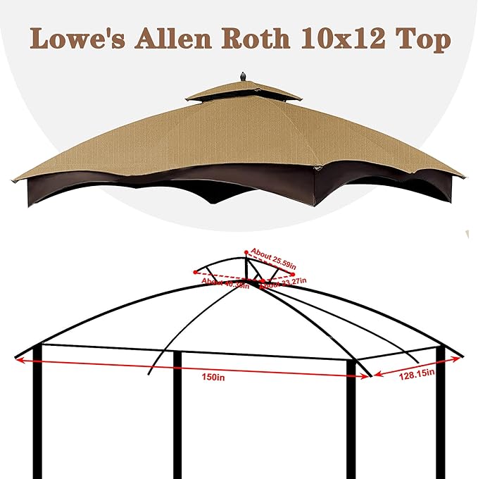 SCOCANOPY Beige Ripstop Replacement Top - Image 3