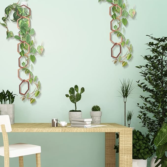 18Pcs Chain Trellis for Climbing Plants, Indoor&Outdoor Garden Wall Trellis - Image 7