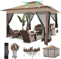COBIZI 12x12 Pop Up Gazebo On Clearance Canopy Tent- Upgrade Metal Outdoor by COBIZI