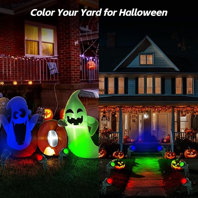 Spotlight Outdoor – 120V Plug-In, 6500K Cool White LED Landscape Lighting - Image 5