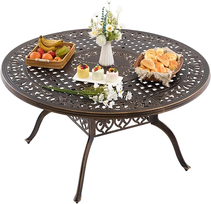 Outdoor Patio Dining Table by Attliahome