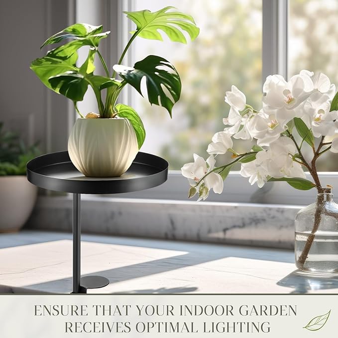 2 Pcs Window Sill Plant Shelf 7.9''D x 14.2''H Adjustable Window Shelf - Image 5