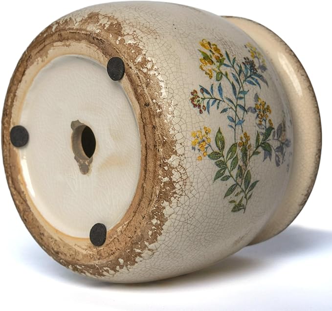 Vintage Ceramic Ice Crack Flower Pot - Image 5