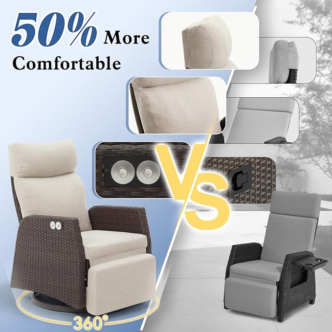 Adjustable Outdoor Recliner Chair - Image 5