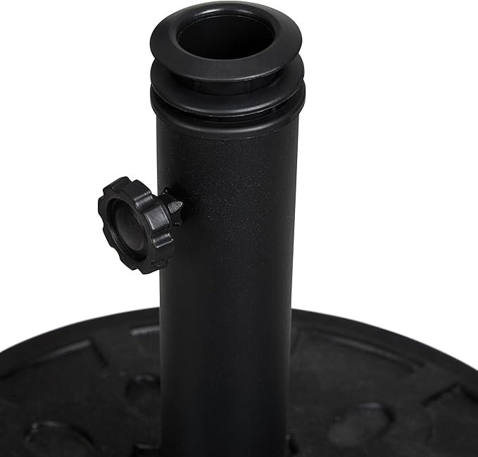 Backyard Expressions 20 lb Round Patio Umbrella Base – Heavy Duty Resin-Coated - Image 5