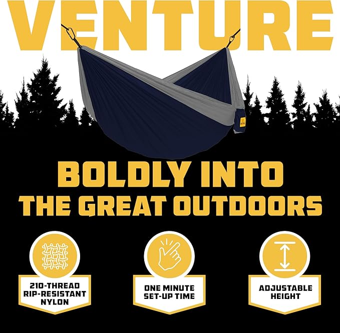 Wise Owl Outfitters Camping Hammock – 500lbs Portable Hammock - Image 3
