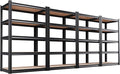 Set of 4 Garage Shelving Heavy Duty Storage Shelves, Metal Adjustable Shelving by Unknown
