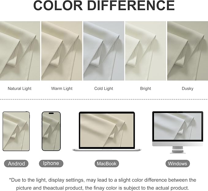 RYB HOME Patio Curtains Outdoor - Image 8