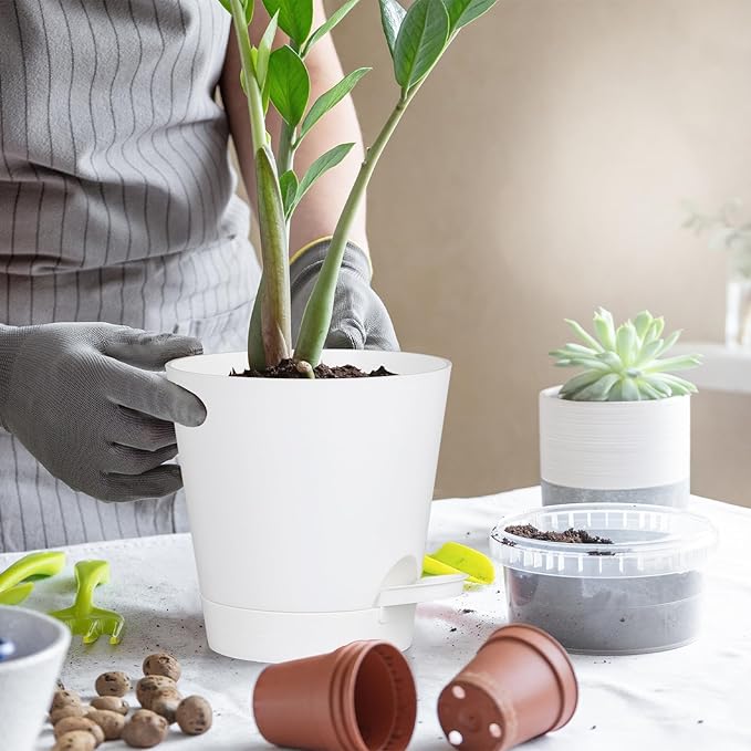 5 Pack 5 inch Self-Watering Pots, African Violets Planter - Image 6
