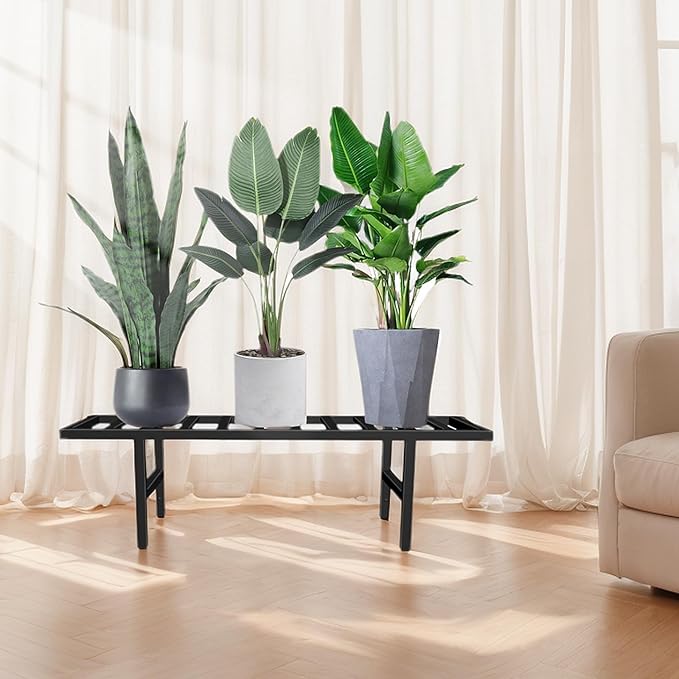 Plant Stand Indoor Outdoor, Heavy Duty Iron Pedestal Stands Metal Plant Stand - Image 6