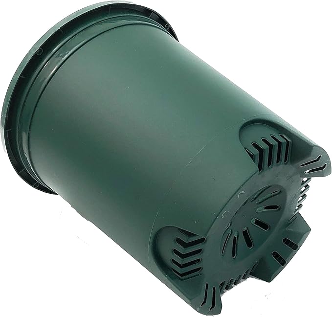 3 Gallon 6-Pack Plant Pots Nursery Pot Green Plastic Planters - Image 4