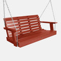 Highwood Weatherly Porch Swing, 4 Feet, Rustic Red by highwood