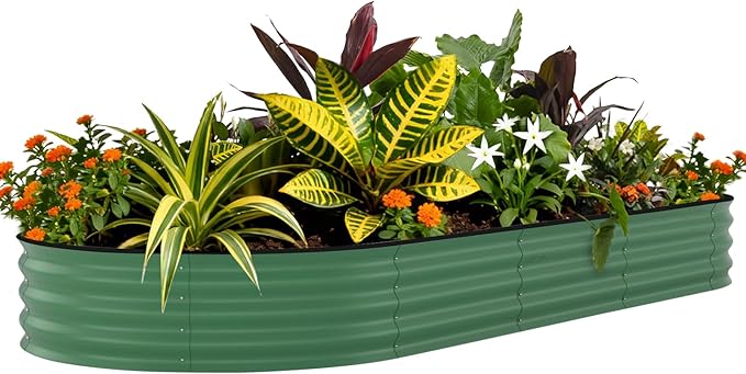 Garvee Galvanized Raised Garden Bed Outdoor, Rust-Resistant Raised Garden Beds by Garvee