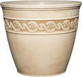 Classic Home and Garden Corinthian Resin Flower Pot Planter, Desert Tan by ClassicHomeandGarden