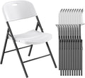 Nazhura 350 Weight Limit Heavy Duty Plastic Folding Chair by NazhuraGoodCompanionAtHome