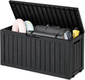 Outdoor Storage Box, Resin Deck Boxes Indoor and outdoor, Waterproof Storage by NBYSGO