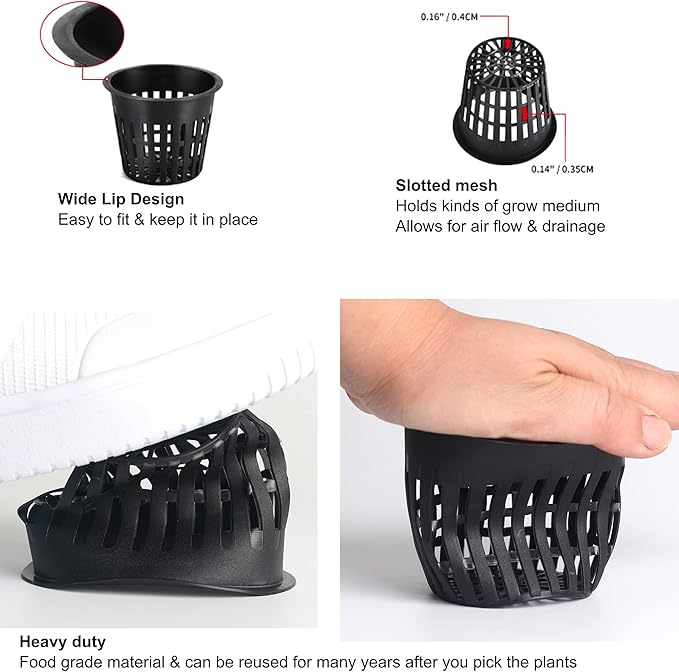 ORIMERC 2 inch Net Cups Pots 30 Pack - Image 3