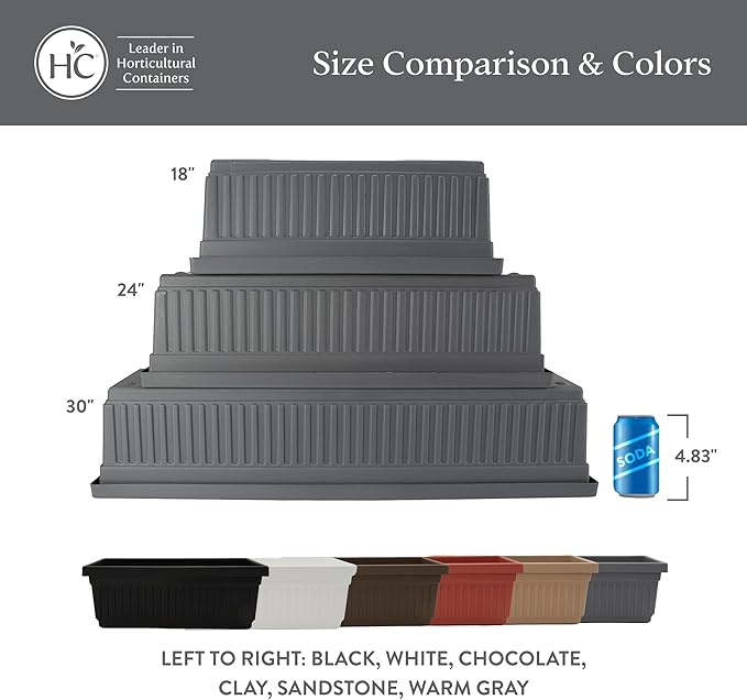 The HC Companies 30 Inch Venetian Window Planter Box - Image 6