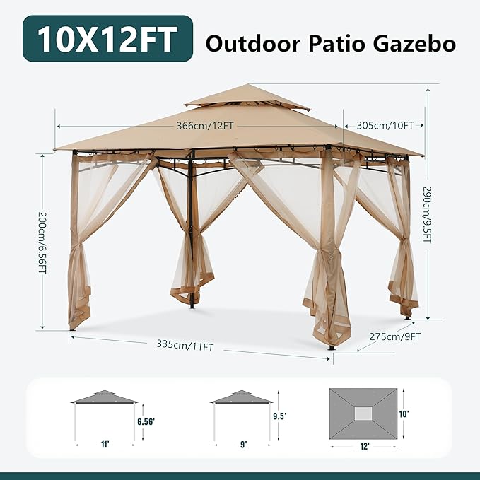 MASTERCANOPY Outdoor Garden Gazebo - Image 2