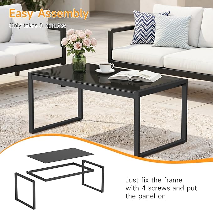 ONBRILL Rectangle Coffee Table - Image 7