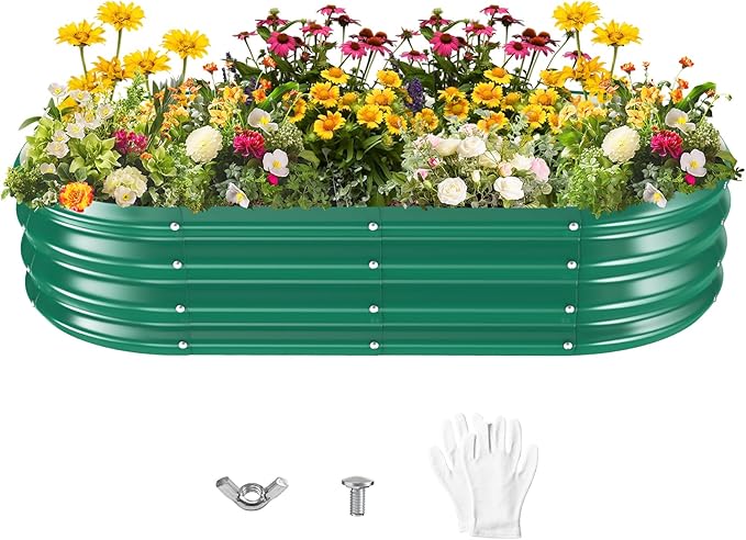 Galvanized Raised Garden Beds for Gardening by Unknown