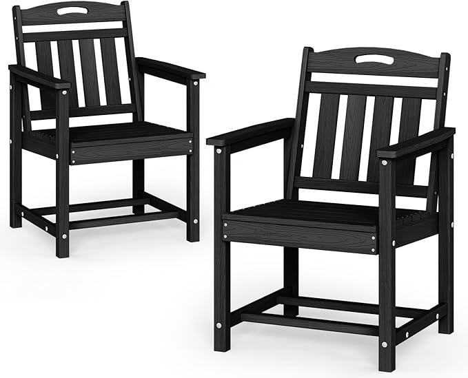 Set of 2 Weatherproof Patio Chairs by Suunyn