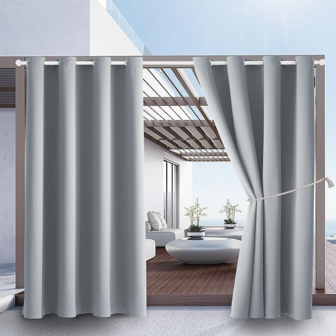 DIVA EN CAMINO DEC Outdoor Patio Curtain Waterproof Darkening Thermal Insulated by DivaenCamino