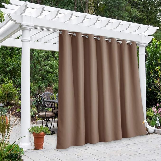 NICETOWN Curtain Panel for Living Room, Rustproof Grommet Top Thermal Insulated by NICETOWN
