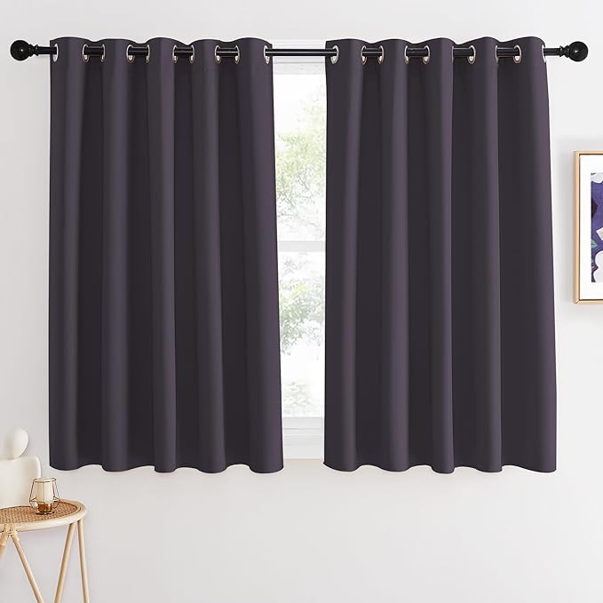 NICETOWN Blackout Curtains 54 Inches Long, Thermal Insulated Room Darkening by NICETOWN