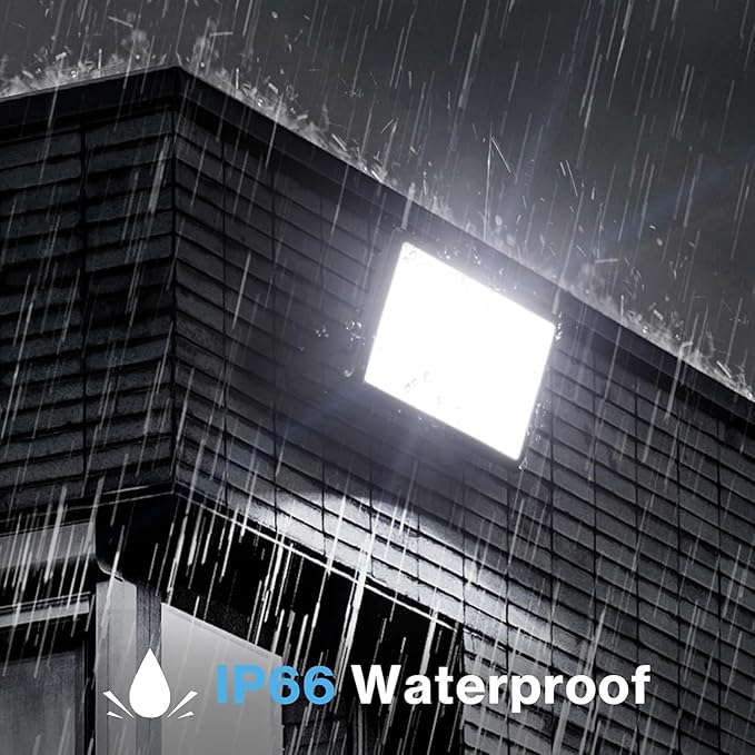 Olafus 2 Pack 300W LED Flood Light Outdoor, Super Bright Outside Floodlights - Image 5