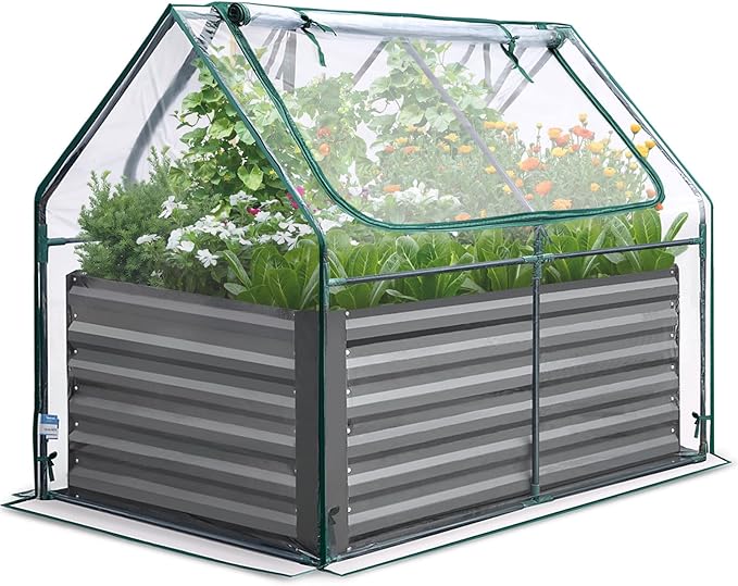 Quictent Raised Garden Bed Galvanized Raised Beds by QUICTENT