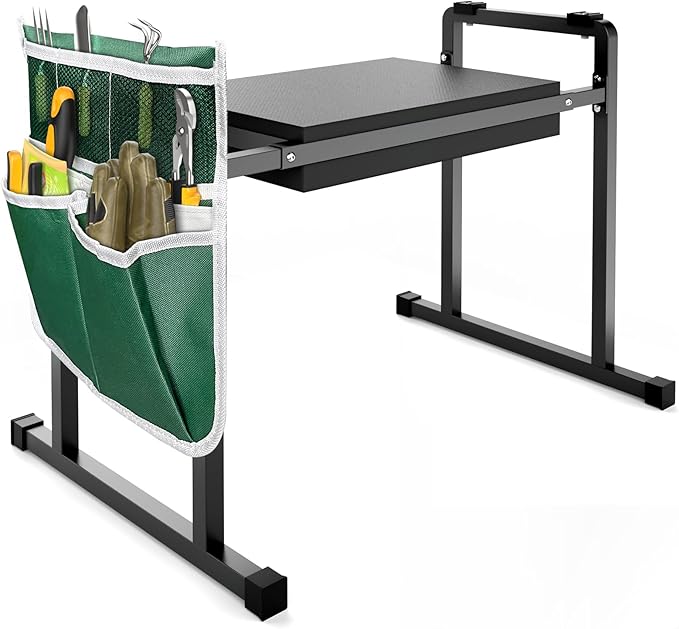 FLINTER Garden Kneelers Seat, Stable and Save Tip-Resistant Design 10.2" Wider by FlinterOfficial