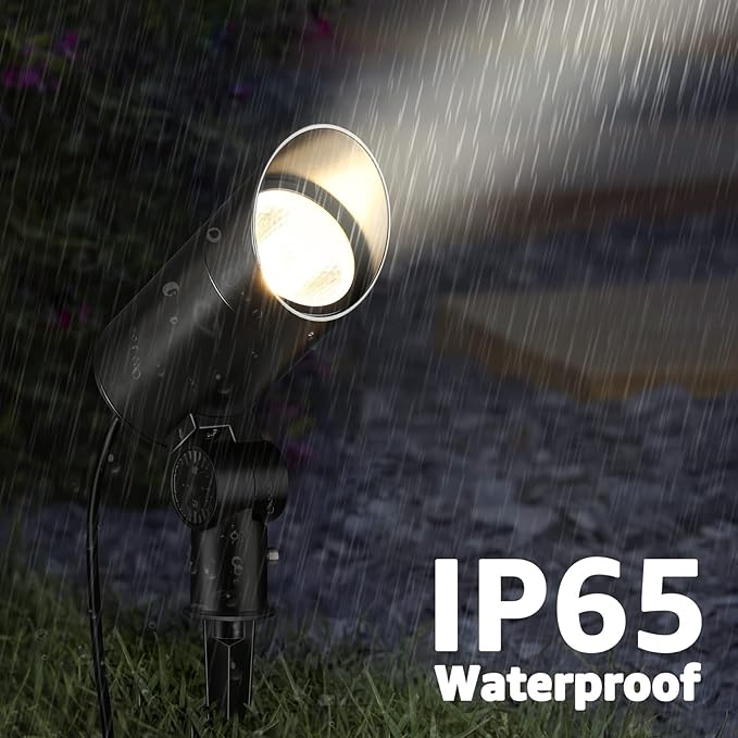 SUNVIE 30W Spot Lights Outdoor 120V Dusk to Dawn Outdoor LED Spotlight Plug in - Image 5
