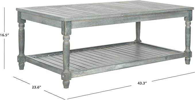 Safavieh Outdoor Collection Oakley Coffee Table - Image 3