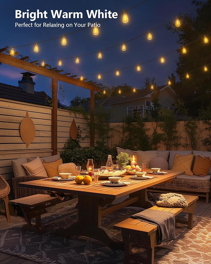 Brightown 202FT Solar String Lights Outdoor Waterproof - Image 8